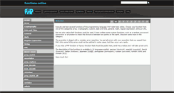 Desktop Screenshot of functions-online.com
